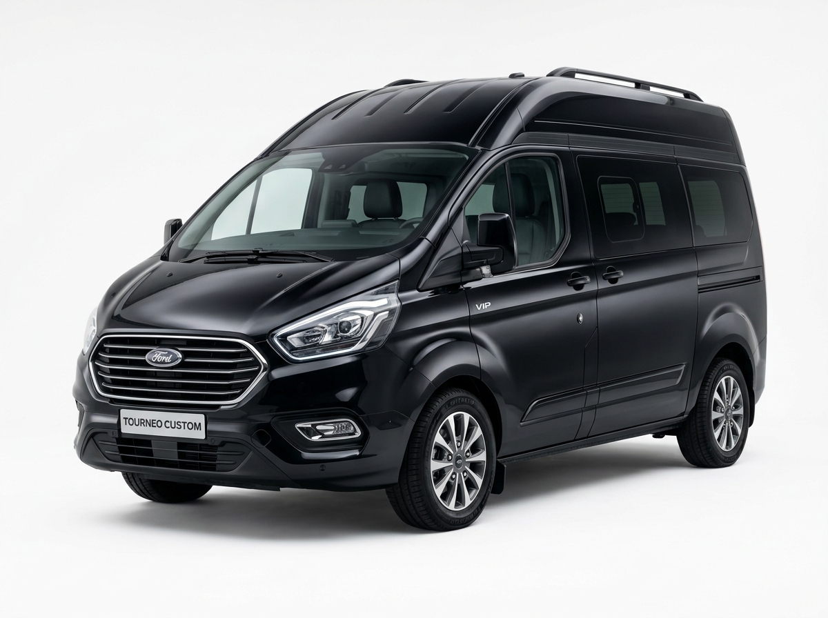Kıbrıs Oto Kiralama - Ford Tourneo Custom VIP Ercan Havalimanı Teslimat